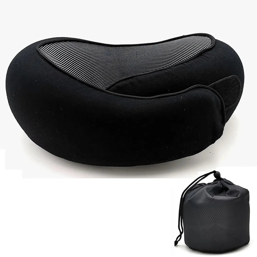 Revolutionary Travel Pillow With Memory Foam – Sleep Anywhere in Comfort – Unbeatable Neck Support